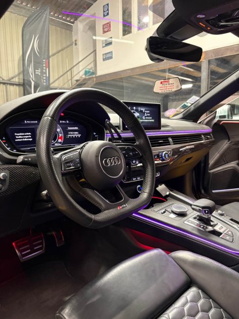 MAGNIFIQUE AUDI RS5 2.9 TFSI V6 450 CH (TOIT OUVRANT, SUIVI D'ENTRETIENT, PACK CARBONE) 