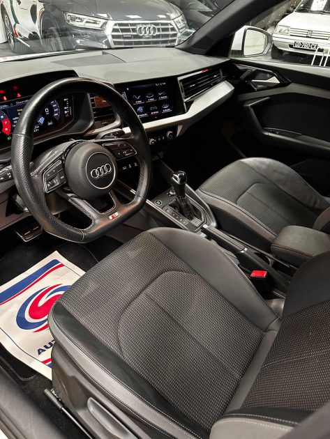 MAGNIFIQUE AUDI A1 SPORTBACK S LINE 1.0 TFSI 110 CH (SUIVI D’ENTRETIEN AUDI, PACK S LINE, CARPLAY)