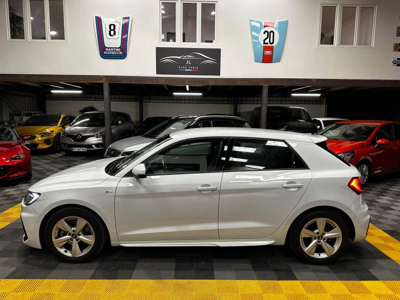 MAGNIFIQUE AUDI A1 SPORTBACK S LINE 1.0 TFSI 110 CH (SUIVI D’ENTRETIEN AUDI, PACK S LINE, CARPLAY)