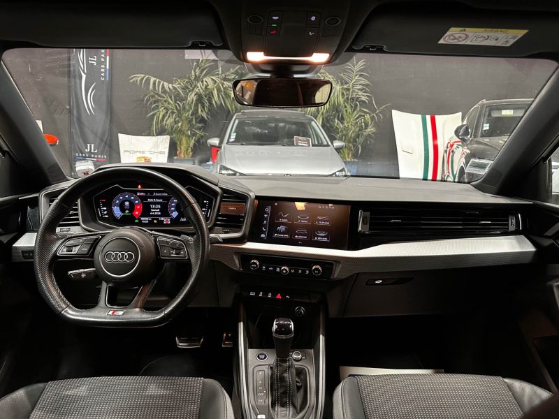 MAGNIFIQUE AUDI A1 SPORTBACK S LINE 1.0 TFSI 110 CH (SUIVI D’ENTRETIEN AUDI, PACK S LINE, CARPLAY)