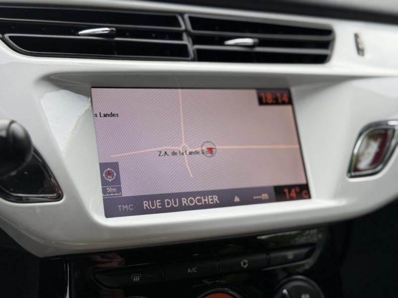 CITROEN DS3 1.6 VTI 120CH SO CHIC - BOITE AUTO - GPS - Bluetooth - Révisée & Garantie 6 mois