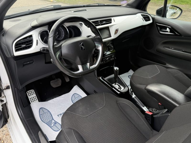 CITROEN DS3 1.6 VTI 120CH SO CHIC - BOITE AUTO - GPS - Bluetooth - Révisée & Garantie 6 mois