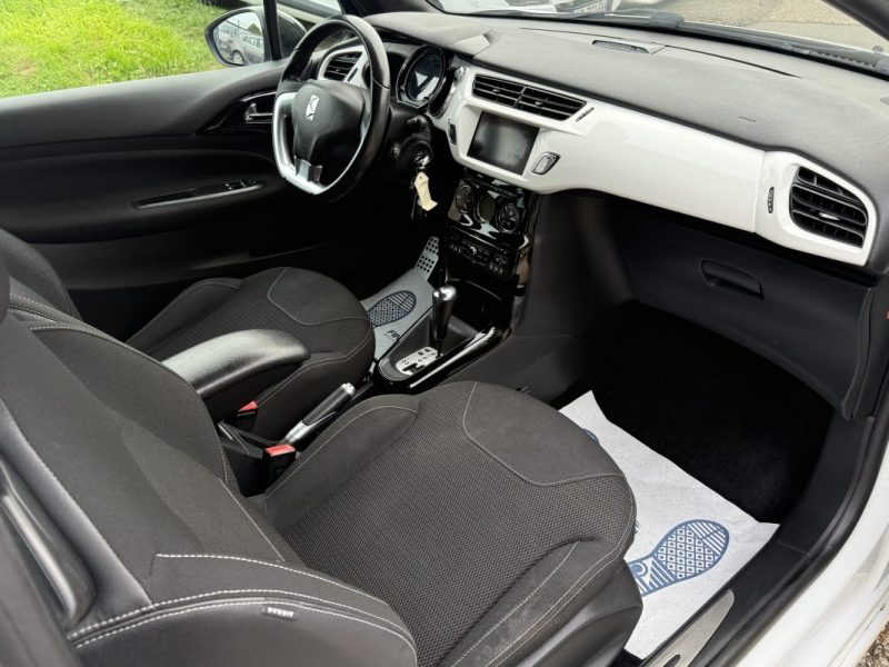 CITROEN DS3 1.6 VTI 120CH SO CHIC - BOITE AUTO - GPS - Bluetooth - Révisée & Garantie 6 mois