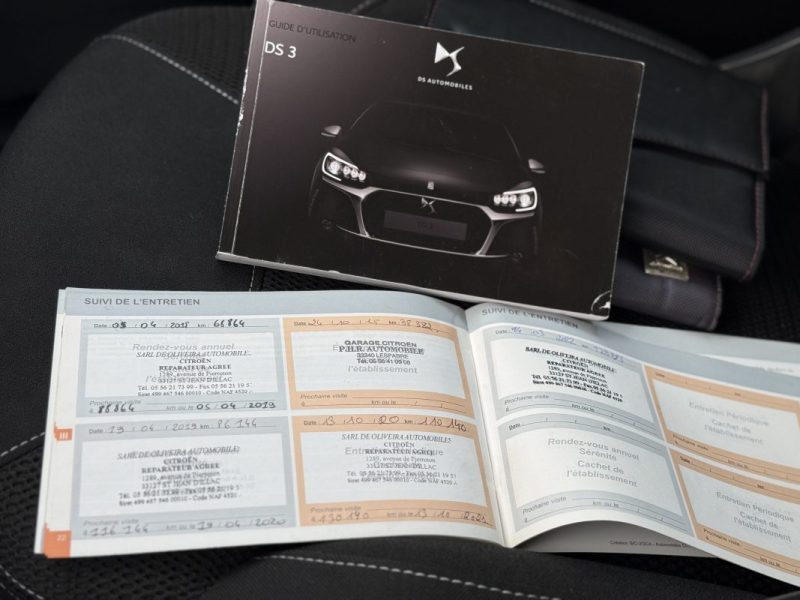 CITROEN DS3 1.6 VTI 120CH SO CHIC - BOITE AUTO - GPS - Bluetooth - Révisée & Garantie 6 mois