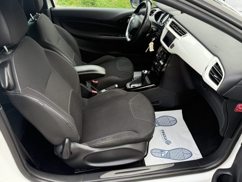 CITROEN DS3 1.6 VTI 120CH SO CHIC - BOITE AUTO - GPS - Bluetooth - Révisée & Garantie 6 mois