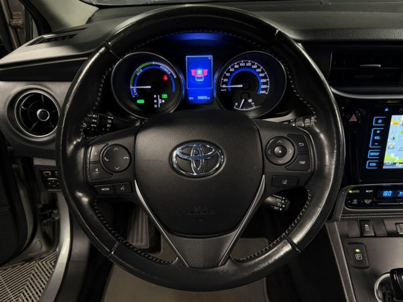 TOYOTA AURIS II PHASE (2) 1.8 HYBRIDE 136 DESIGN AUTO / BOITE AUTOMATIQUE CRIT AIR 1 - Garantie 1 an