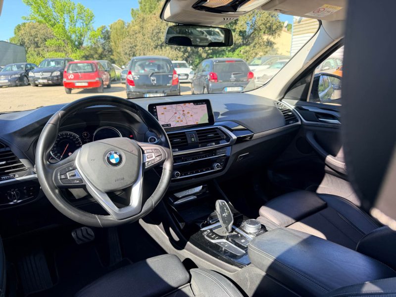 BMW X3 XDRIVE 20DA 190CH BVA8 X LINE EURO6 240MKM