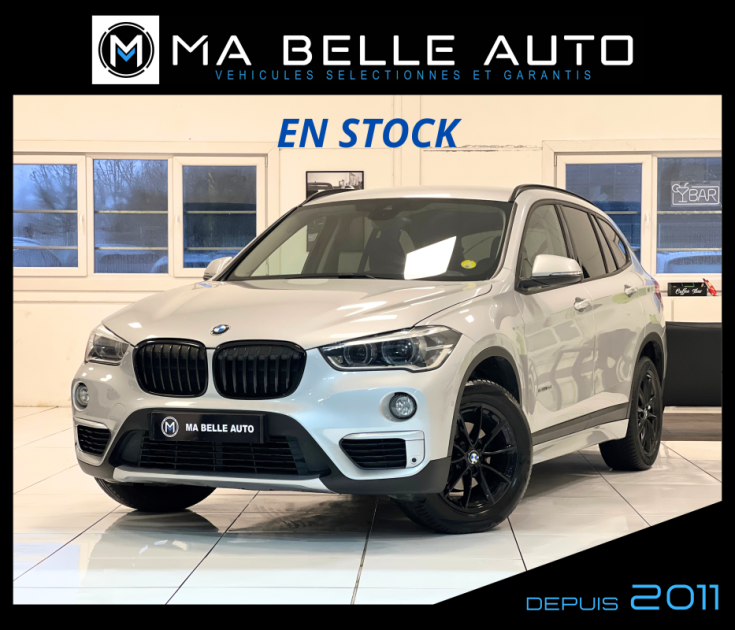 BMW X1 (F48) Sdrive16d Black Line / CARNET BMW COMPLET / Full led GPS JA17 Régul. Radars / 247 euros