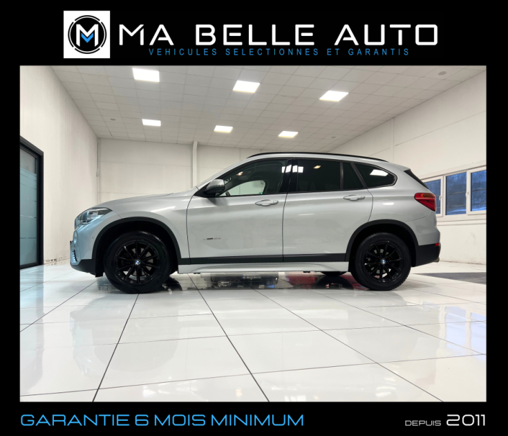 BMW X1 (F48) Sdrive16d Black Line / CARNET BMW COMPLET / Full led GPS JA17 Régul. Radars / 247 euros