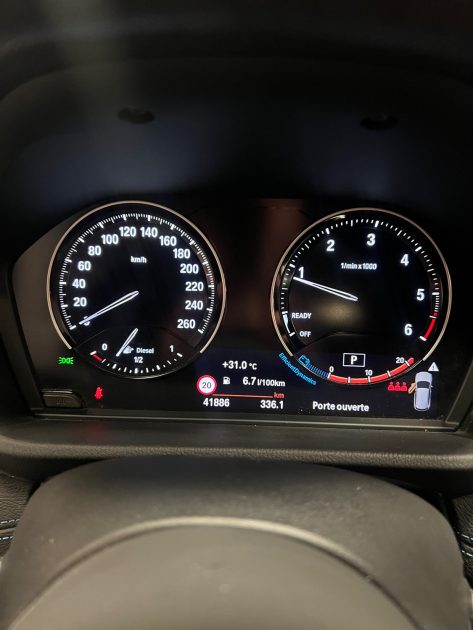 MAGNIFIQUE BMW X1 18d PACK M SDRIVE 150ch (HAYON ÉLECTRIQUE, SIÈGES CHAUFFANTS,RADAR AVANT/ARRIERE)