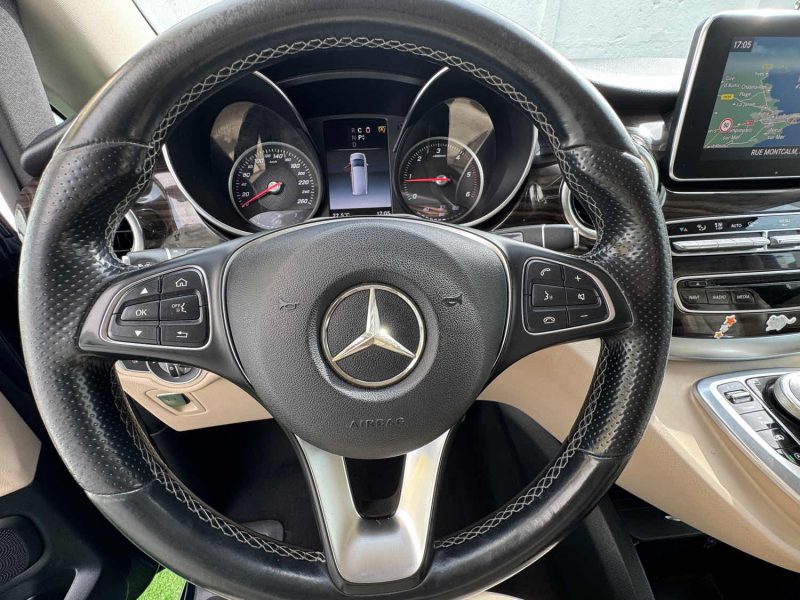 MERCEDES CLASSE V 250 D EXTRA-LONG DESIGN 7G-TRONIC PLUS 7 PLACES /ATTELAGE/6 MOIS GARANTIE 2017