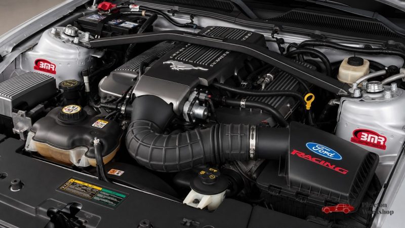 Ford Mustang GT Cabriolet V8 – 80 500 km – Intérieur Rouge – Dynomax – Suivi complet