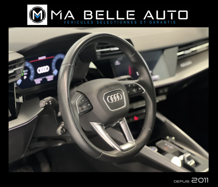 Audi A3 Sportback 40 TFSIe 204 S LINE PHEV S TRONIC6 / 1ère main carnet / 398 euros mensuel 
