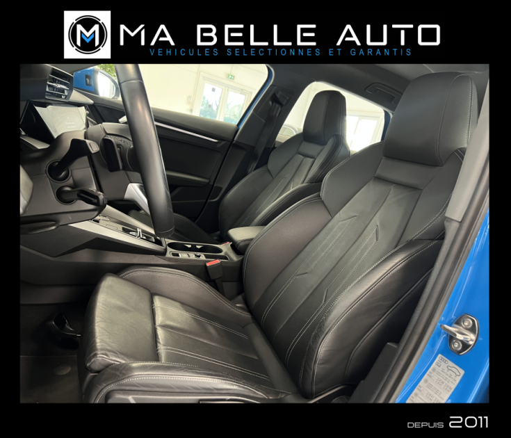 Audi A3 Sportback 40 TFSIe 204 S LINE PHEV S TRONIC6 / 1ère main carnet / 398 euros mensuel 