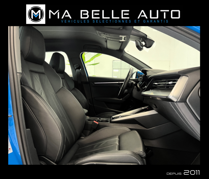 Audi A3 Sportback 40 TFSIe 204 S LINE PHEV S TRONIC6 / 1ère main carnet / 398 euros mensuel 