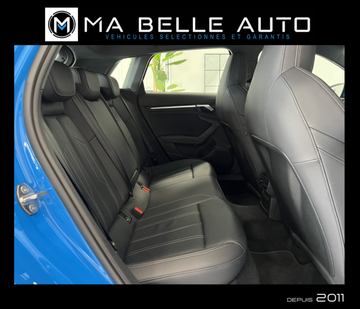 Audi A3 Sportback 40 TFSIe 204 S LINE PHEV S TRONIC6 / 1ère main carnet / 398 euros mensuel 