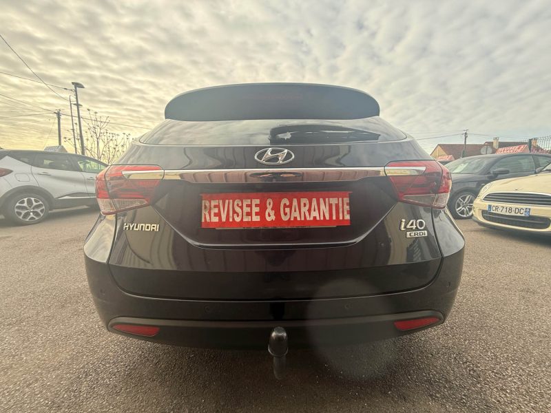 HYUNDAI I 40 BREAK BOITE AUTOMATIQUE 1.7 CRDI 141CV - 16V TURBO BLUE DRIVE EXECUTIVE DCT-7 2017