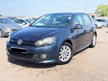 VOLKSWAGEN GOLF 6 1.6 TDI 105 TRENDLINE BLUEMOTION 100ch 2010 150300 kms super etat