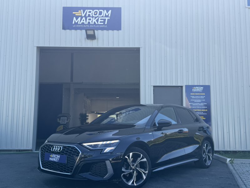 AUDI A3 SPORT BACK - S LINE - 2.0 L TDi - 150 ch - SIEGES CHAUFFANTS - SUIVI AUDI - CARPLAY - 