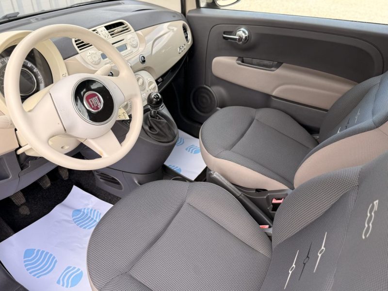 FIAT 500 PHASE2 1L2I 69CV POP 2014 104 000KM 