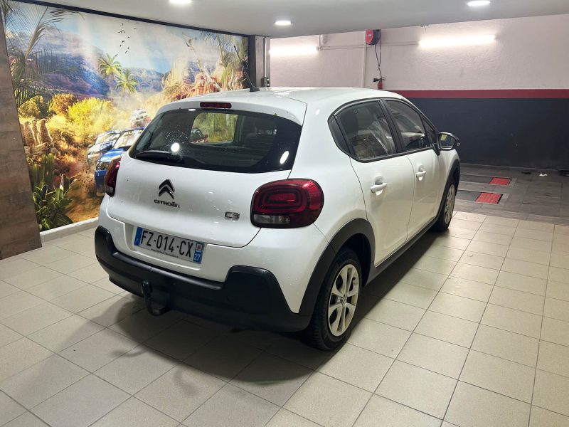 CITROEN C3 1.5 BLUEHDI 100CH 2 PLACES BVM 6 FEEL 05/2021 PRIX HT : 5408 €
