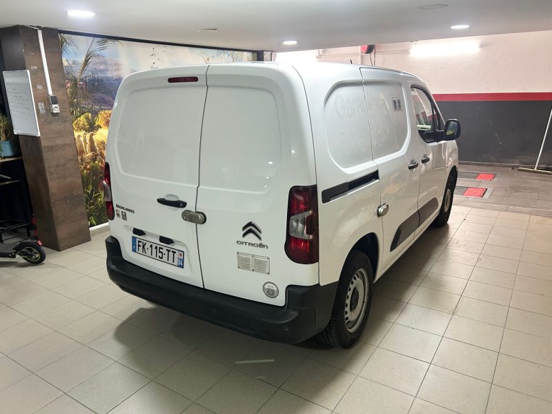 CITROEN BERLINGO M 1000KG BLUEHDI 130 S&S CLUB EAT8 09/2021 PRIX HT : 10990 €