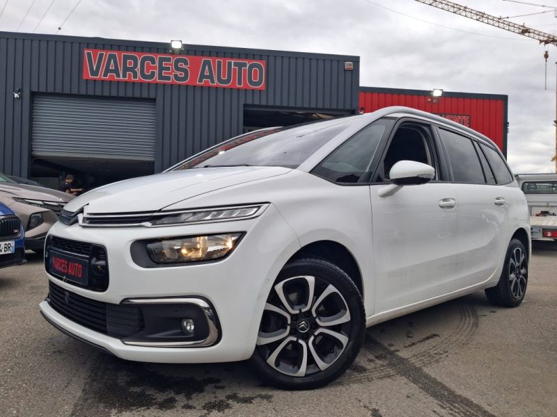 CITROEN C4 GRAND SPACE TOURER BLUE HDI 130 CV SHINE 7 PLACES ENTRETIEN COMPLET 