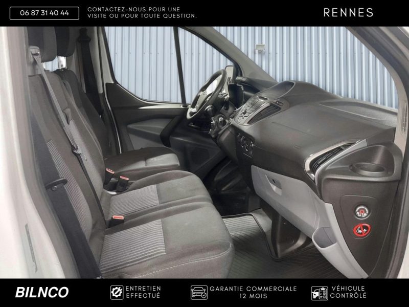 FORD TRANSIT CUSTOM 2.2 DURATORQ 125CH L1H1 – / CAMÉRA DE RECUL / RADARS AVANT ARRIÈRE / ATTELAGE  