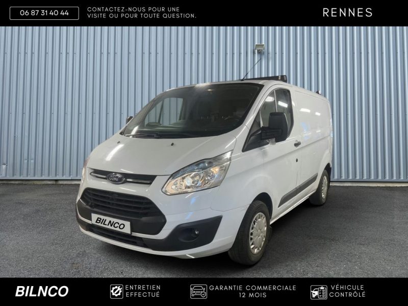 FORD TRANSIT CUSTOM 2.2 DURATORQ 125CH L1H1 – / CAMÉRA DE RECUL / RADARS AVANT ARRIÈRE / ATTELAGE  