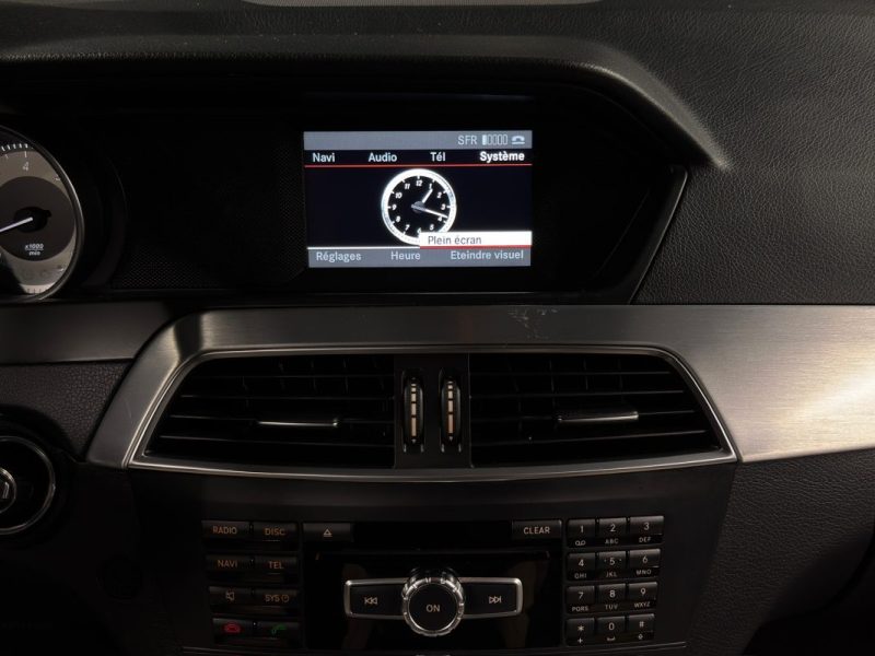 MERCEDES CLASSE C 3 III PHASE 2 AVANTGARDE 180 CGI 1.6 156 Cv BVA7 INTERIEUR CUIR - Garantie 1 an