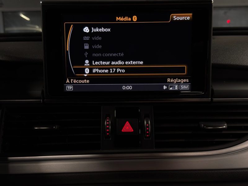 AUDI A6 IV PHASE 2 AVANT / BREAK S-LINE 2.0 TDI 190 Cv BOITE AUTOMATIQUE S-TRONIC 7 - GARANTIE 1 AN