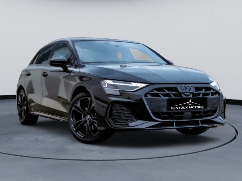 AUDI A3 SPORTBACK 35 TFSI 150 cv noire pano / sonos / 360 ; 560 par mois