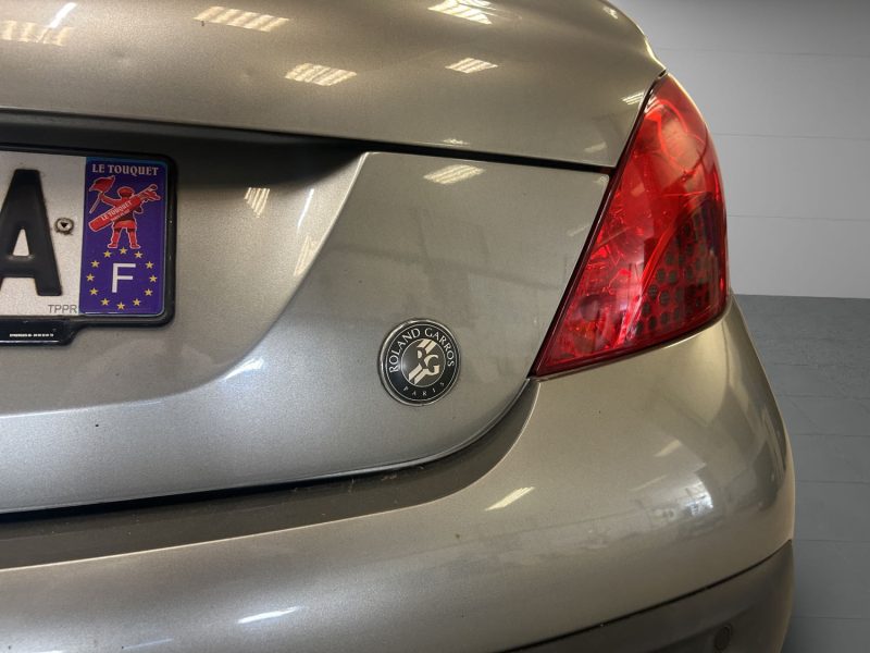 PEUGEOT 207 CC 1.6 HDI FINITION *ROLAND GARROS* PROBLEME CAPOTE