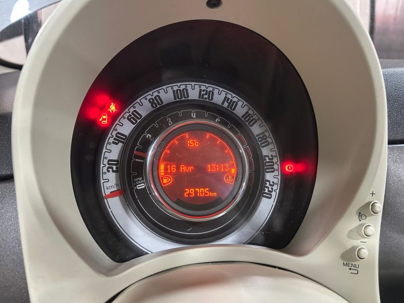 FIAT 500 CABRIO 1.2 8V 69CH S&S POP 2019