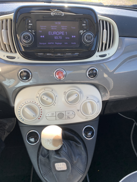 FIAT 500 PHASE 2 1.2 8V 69CH CLUB 2018