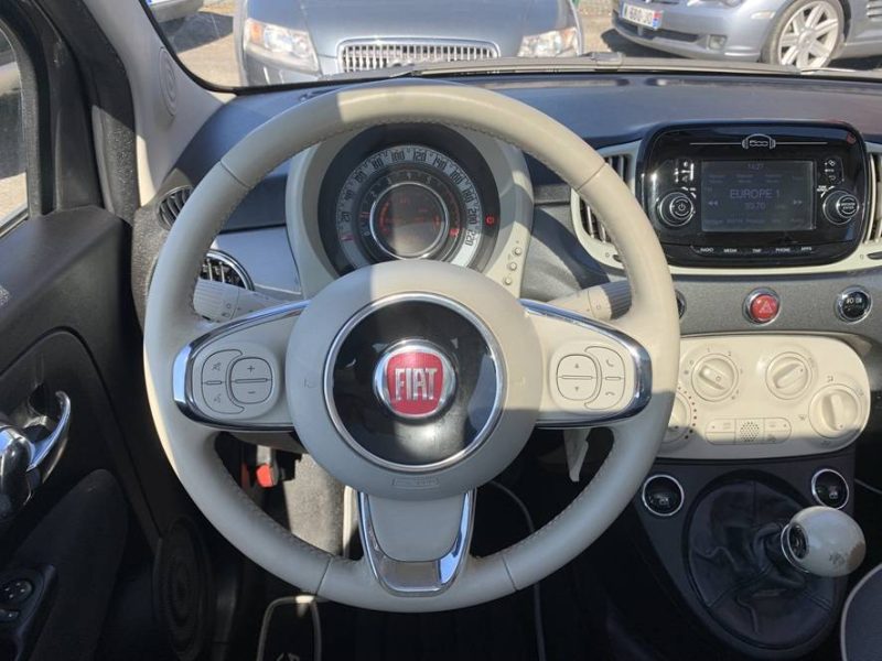 FIAT 500 PHASE 2 1.2 8V 69CH CLUB 2018
