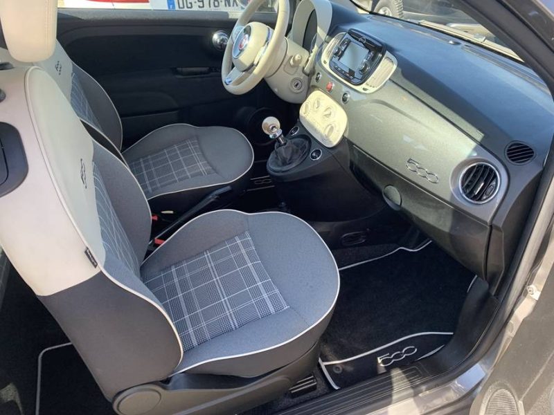 FIAT 500 PHASE 2 1.2 8V 69CH CLUB 2018
