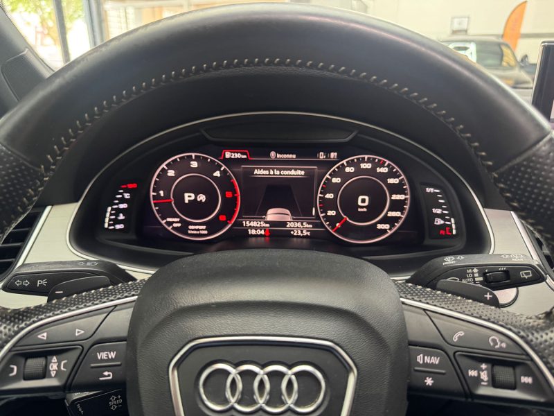 AUDI Q7 II V6 3.0 TDI 272ch S LINE QUATTRO TIPTRONIC 8 7PLACES GARANTIE 12 MOIS HISTORIQUE COMPLET 