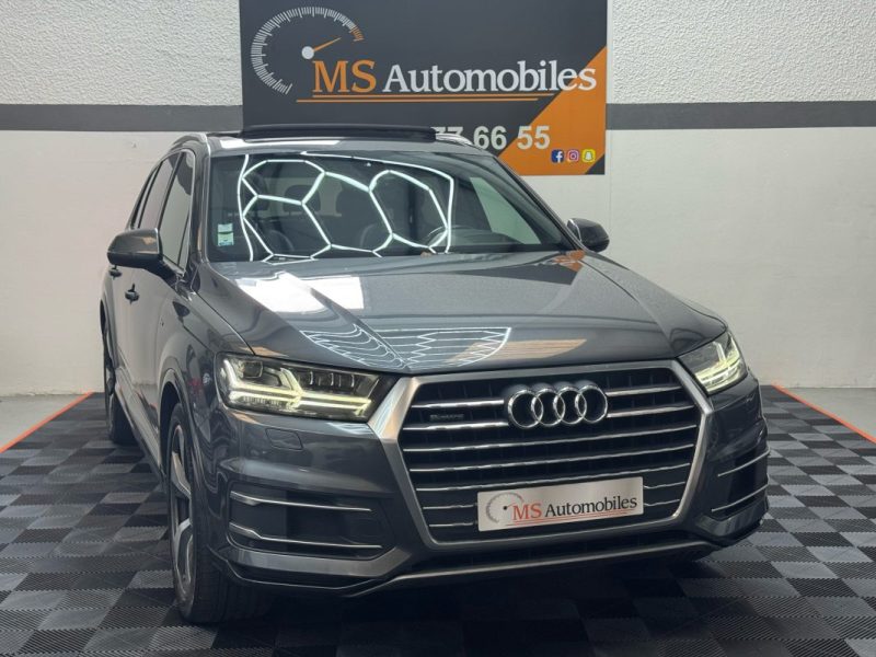 AUDI Q7 II V6 3.0 TDI 272ch S LINE QUATTRO TIPTRONIC 8 7PLACES GARANTIE 12 MOIS HISTORIQUE COMPLET 