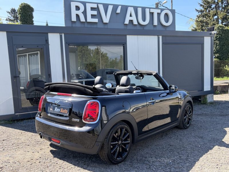 Mini Cooper Cabriolet 136ch Chili / Cabrio / Tete haute / LEDS / Camera / Sieges chauffants / Park a