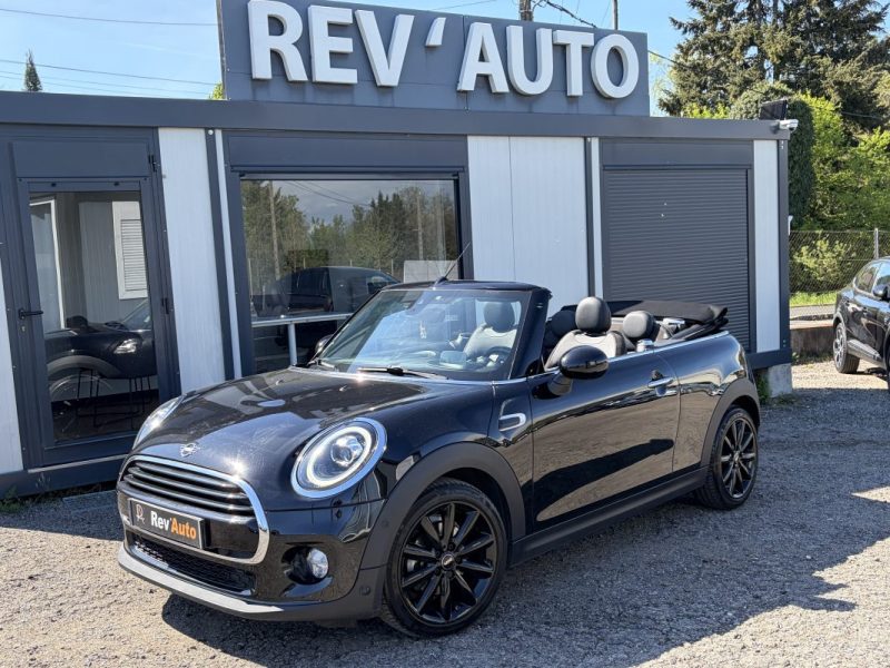 Mini Cooper Cabriolet 136ch Chili / Cabrio / Tete haute / LEDS / Camera / Sieges chauffants / Park a