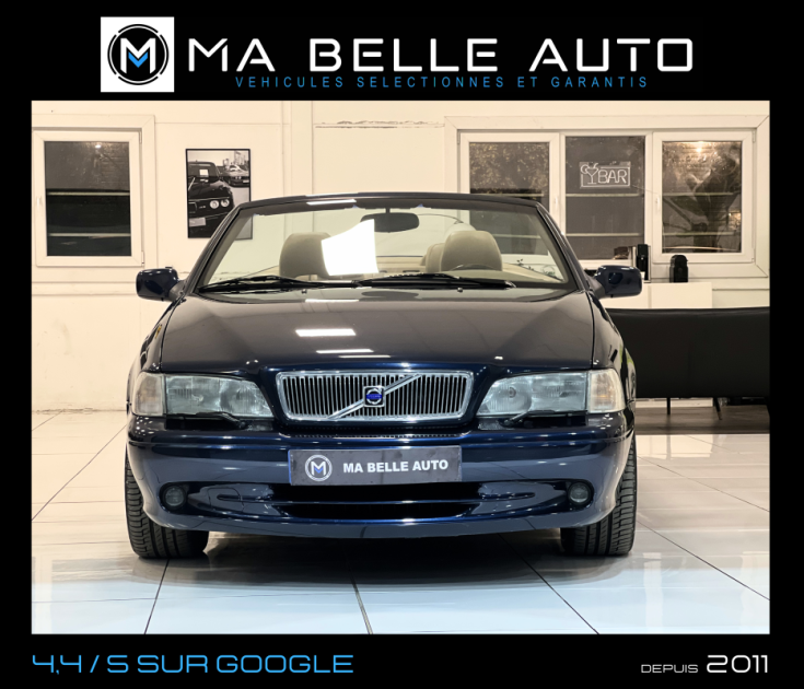 VOLVO C70 CABRIOLET 2.0 TURBO 163 SUMMUM / CARNET COMPLET / 90 euros mensuel