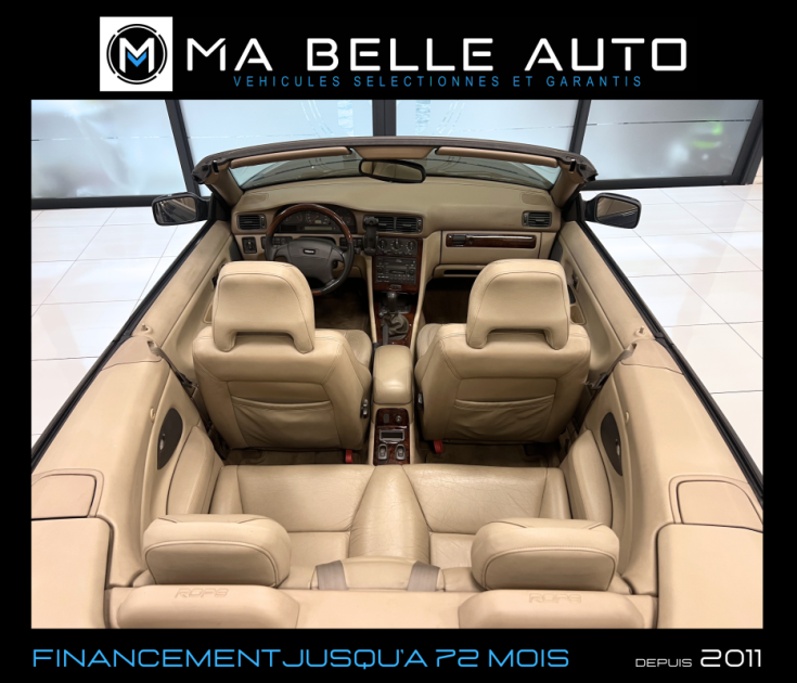 VOLVO C70 CABRIOLET 2.0 TURBO 163 SUMMUM / CARNET COMPLET / 90 euros mensuel