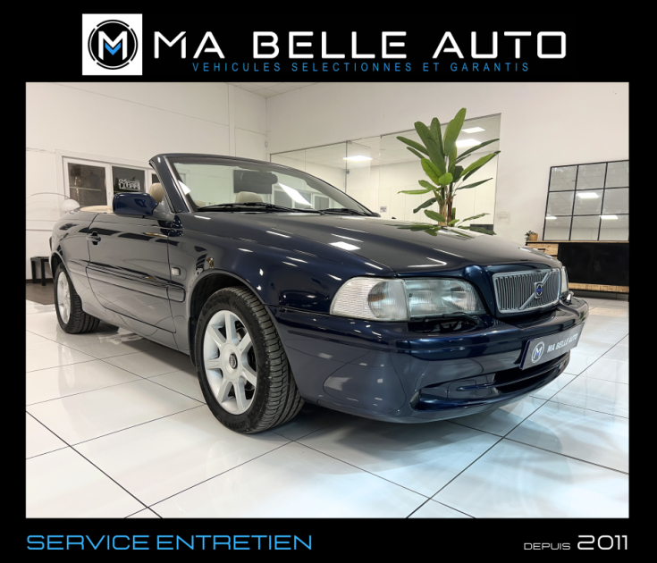VOLVO C70 CABRIOLET 2.0 TURBO 163 SUMMUM / CARNET COMPLET / 90 euros mensuel