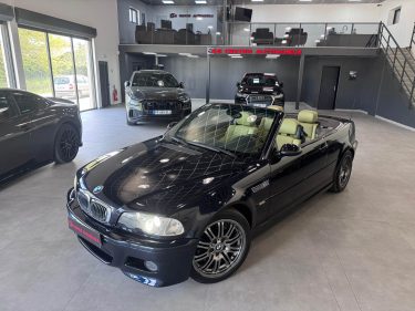 BMW M3 E46 3.2 343cv CABRIOLET / ENTIEREMENT D'ORIGINE /CARBON  SCHWARZ / REPRISE POSSIBLE