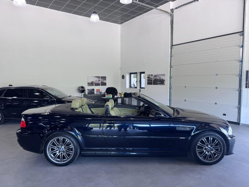 BMW M3 E46 3.2 343cv CABRIOLET / ENTIEREMENT D'ORIGINE /CARBON  SCHWARZ / REPRISE POSSIBLE