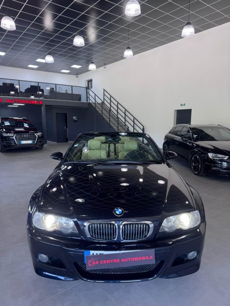 BMW M3 E46 3.2 343cv CABRIOLET / ENTIEREMENT D'ORIGINE /CARBON  SCHWARZ / REPRISE POSSIBLE