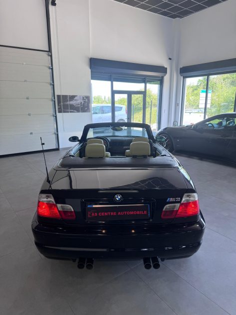 BMW M3 E46 3.2 343cv CABRIOLET / ENTIEREMENT D'ORIGINE /CARBON  SCHWARZ / REPRISE POSSIBLE