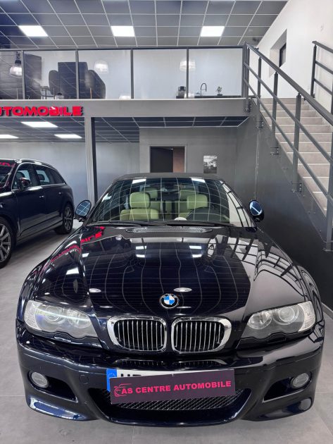 BMW M3 E46 3.2 343cv CABRIOLET / ENTIEREMENT D'ORIGINE /CARBON  SCHWARZ / REPRISE POSSIBLE