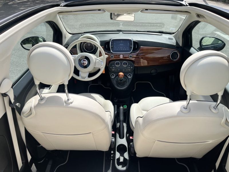 FIAT 500 CABRIO RIVA 1.2 8V 69CH  2017